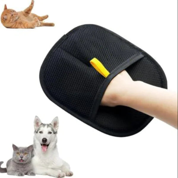 Pet Electrostatic Hair Removal Gloves – Two-Way Bristle Remover for Cat & Dog Hair